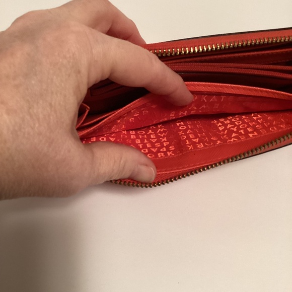 Kate Spade Red Wallet with Cupcake Design - Picture 8 of 9